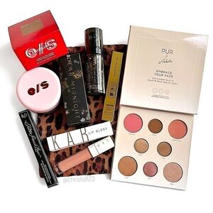 Brand New Makeup Bundle PUR Nabela Palette One/Size Powder KVD Liner